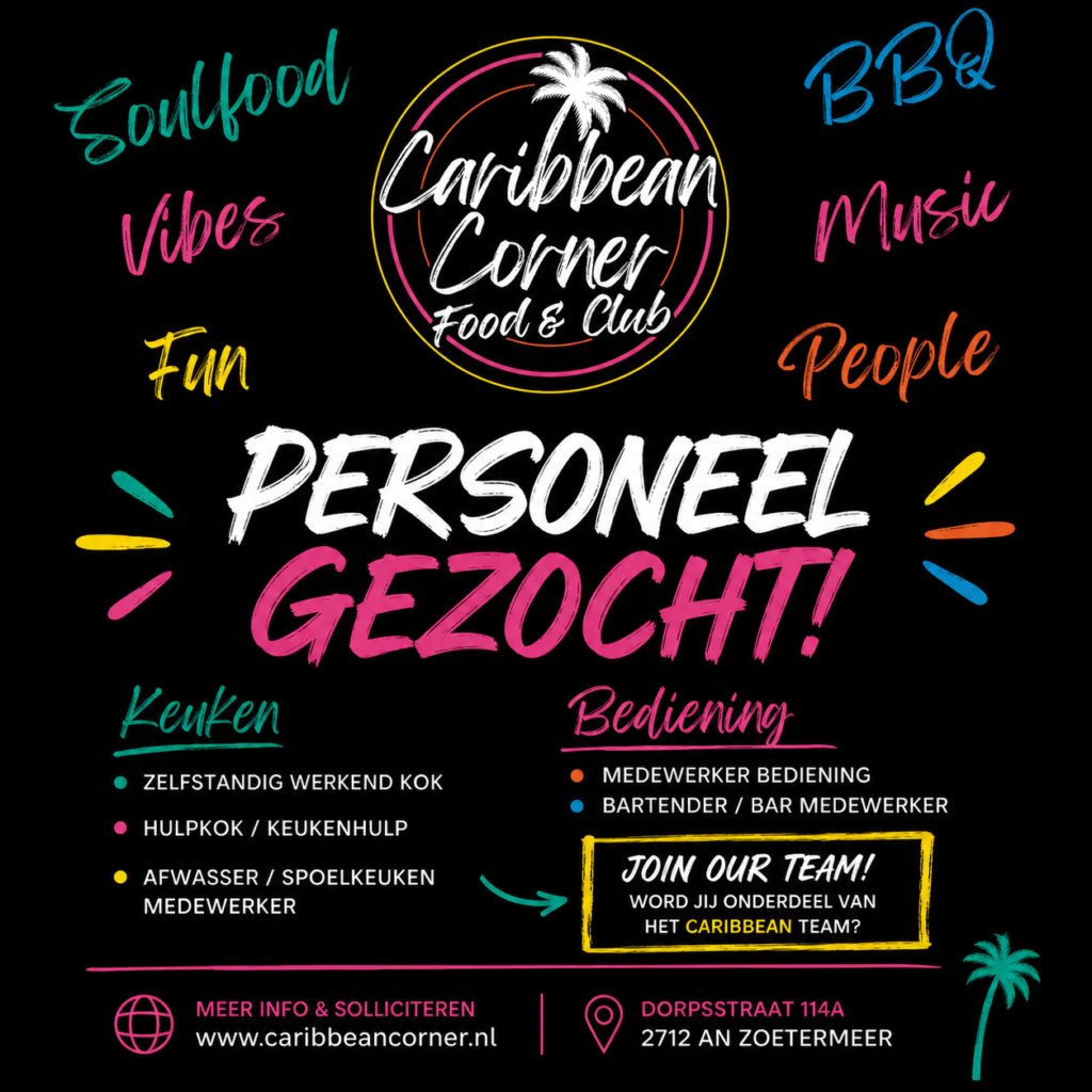 Werken bij Caribbean Corner in Zoetermeer