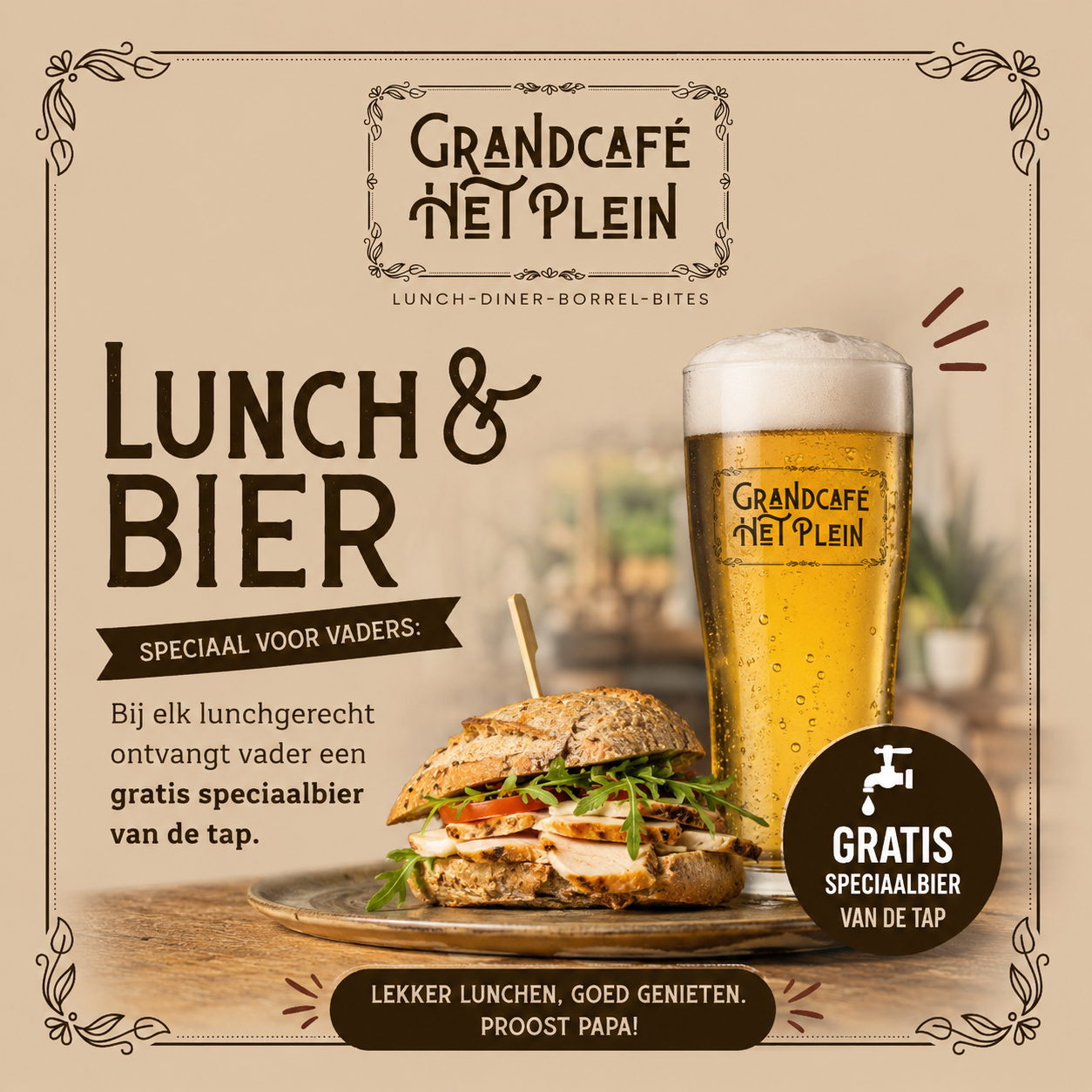 vaderdag lunch